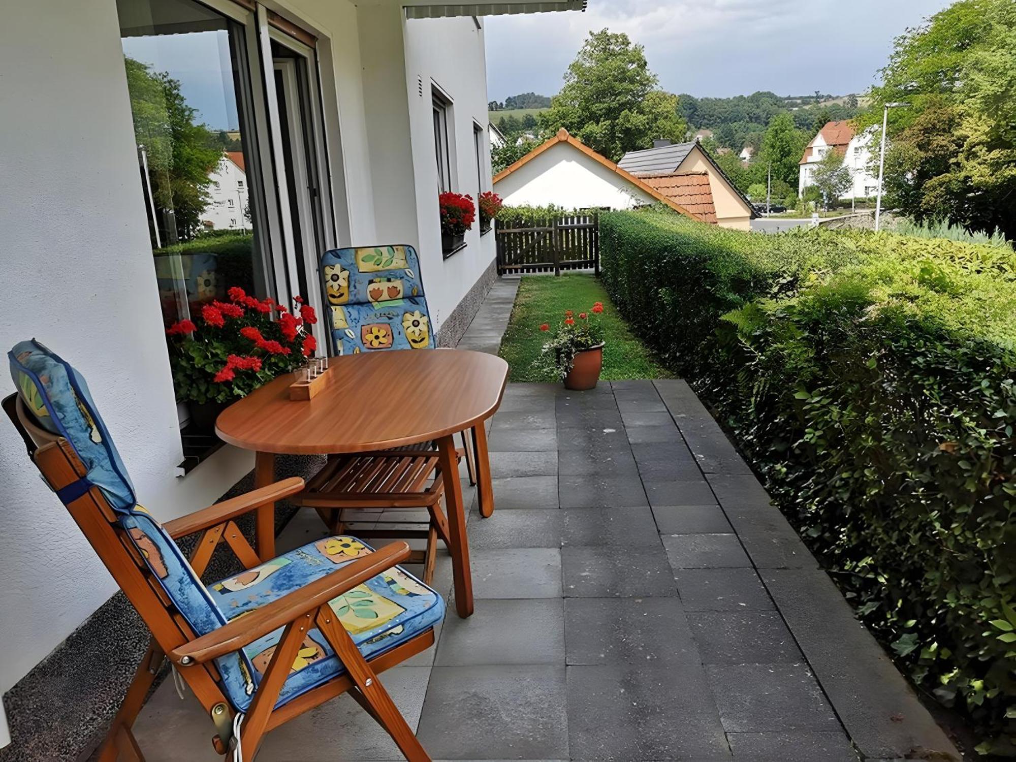 Ferienwohnung Am Schlosspark Мельзунген Экстерьер фото